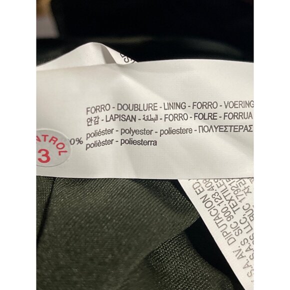 Zara Deep Green Marble Print Mesh Ruched BodyCon Strapless Mini Dress Size Small - Picture 9 of 10